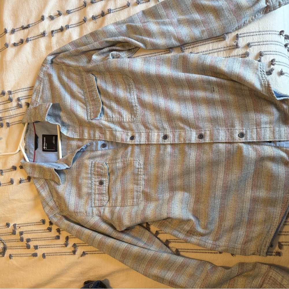 Marmot Men's Multicolor Midweight Striped flannel shirt